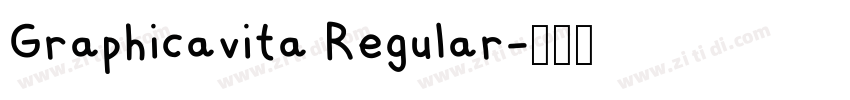 Graphicavita Regular字体转换